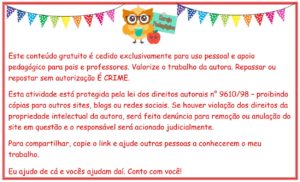 1 mensagem de direitos autorais 1