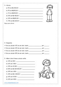 2019 5º ANO Atividades sobre PORCENTAGEM 2