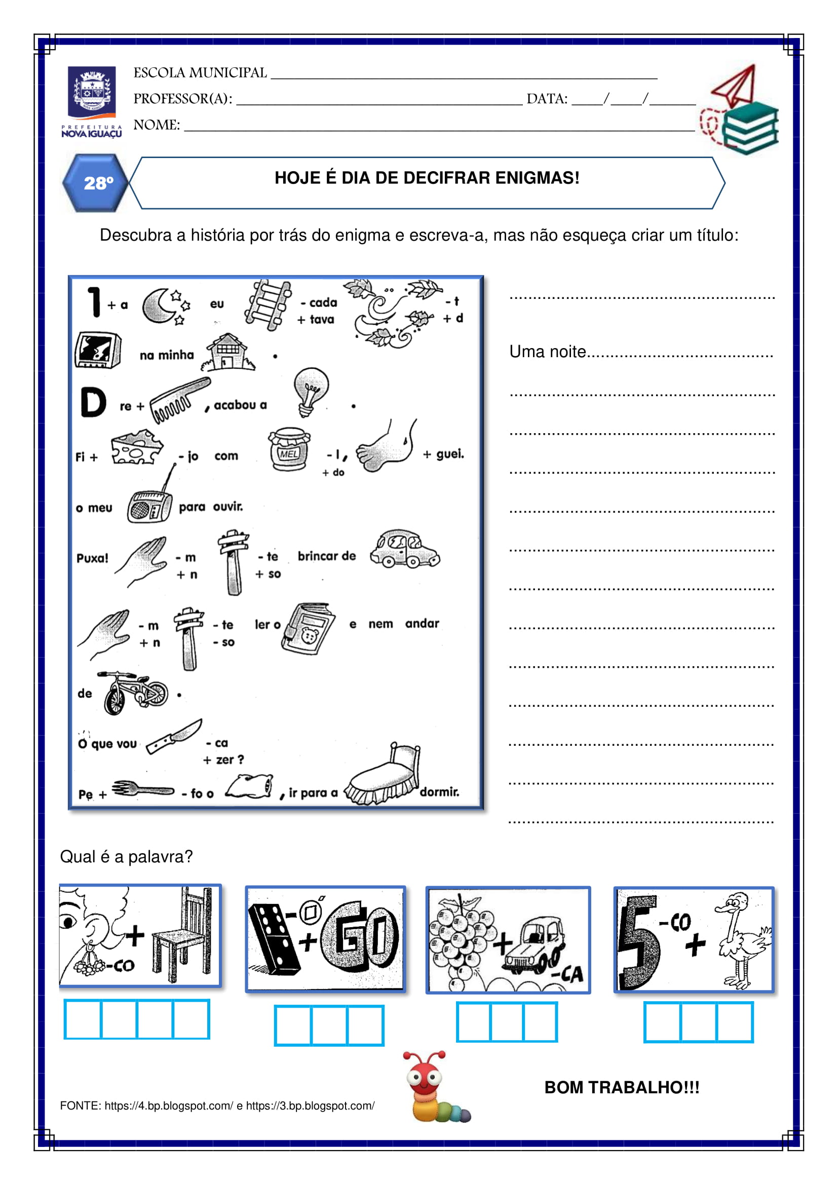 4º ano Atividades Complementares 2 30