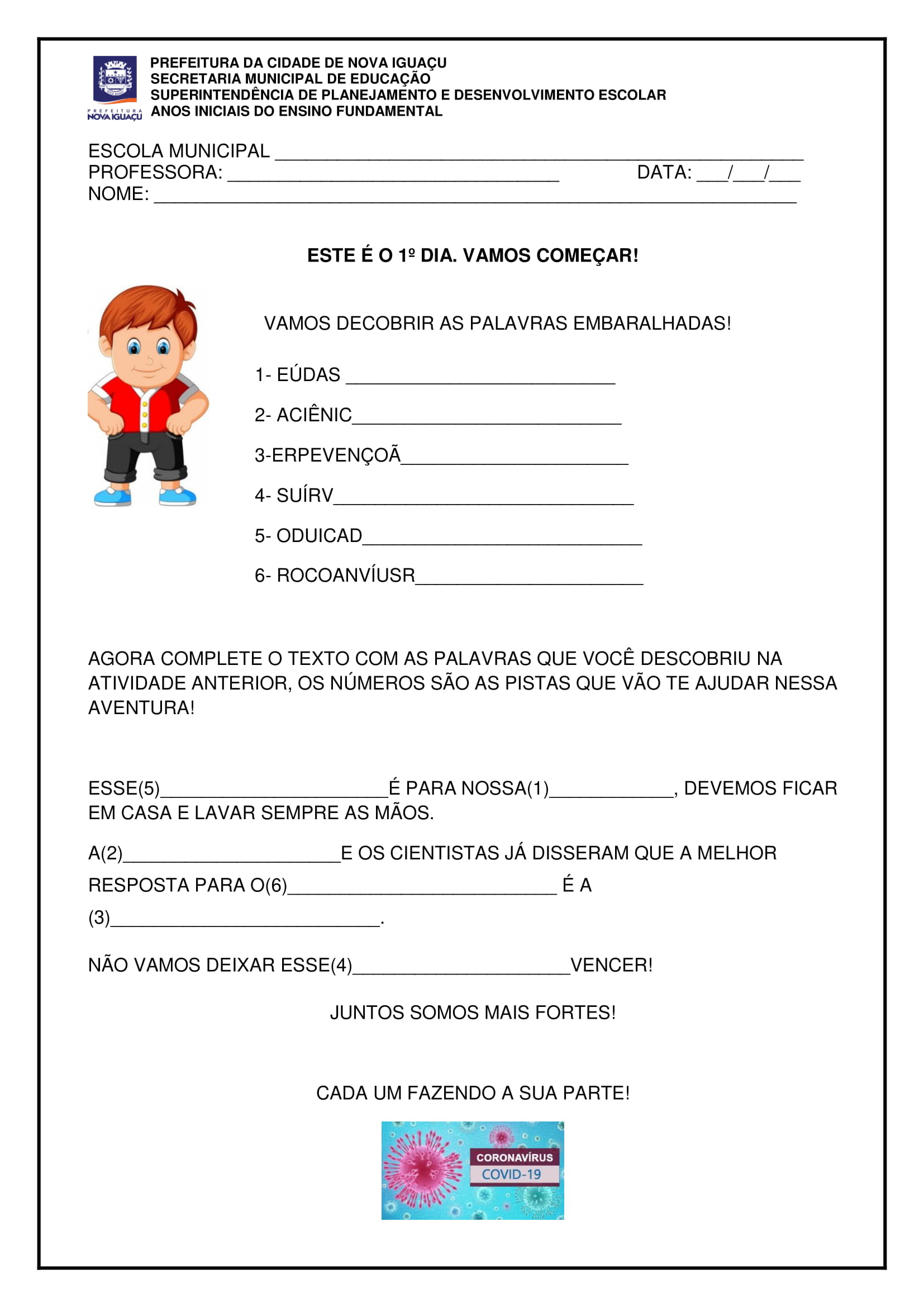 ATIVIDADES PARA 5º ANO SEMED OK 03