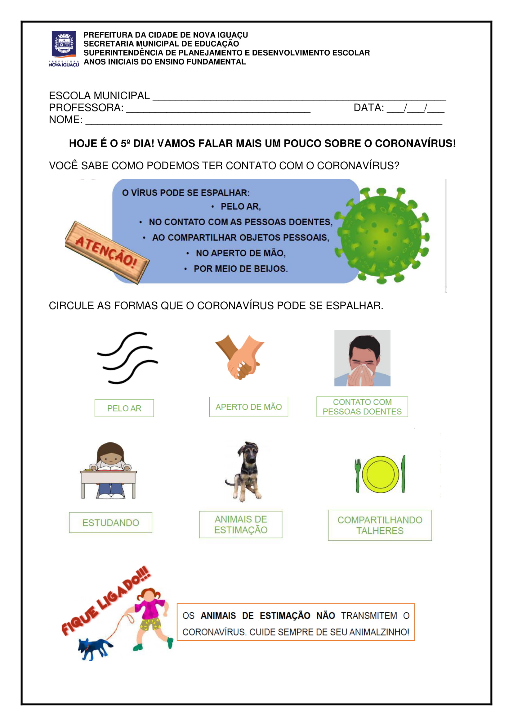 ATIVIDADES PARA 5º ANO SEMED OK 07