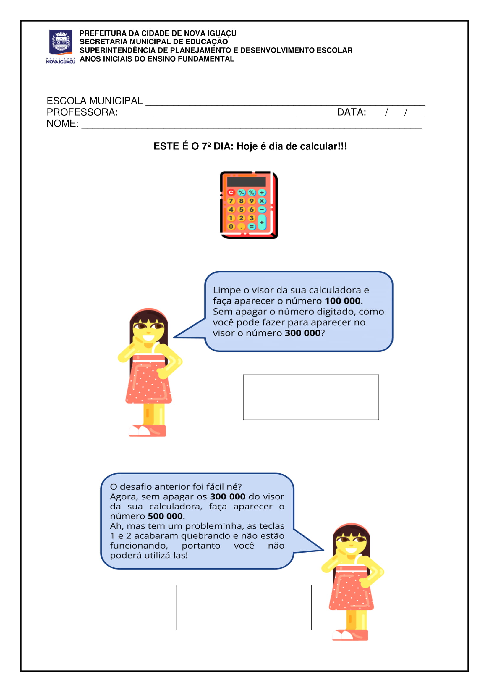 ATIVIDADES PARA 5º ANO SEMED OK 09