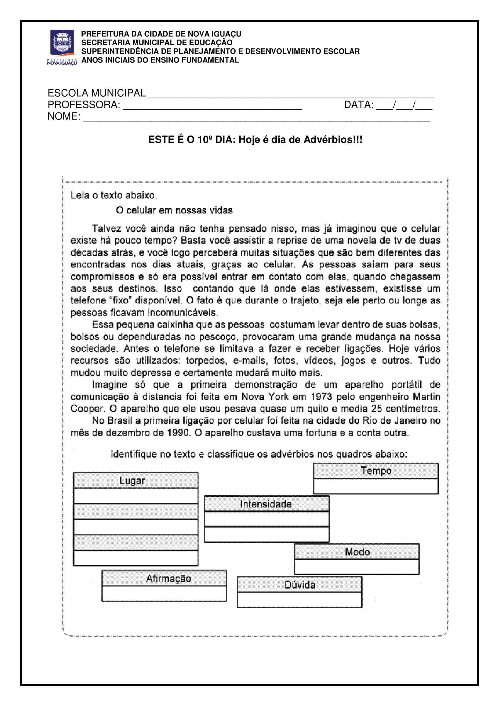 ATIVIDADES PARA 5º ANO SEMED OK 12