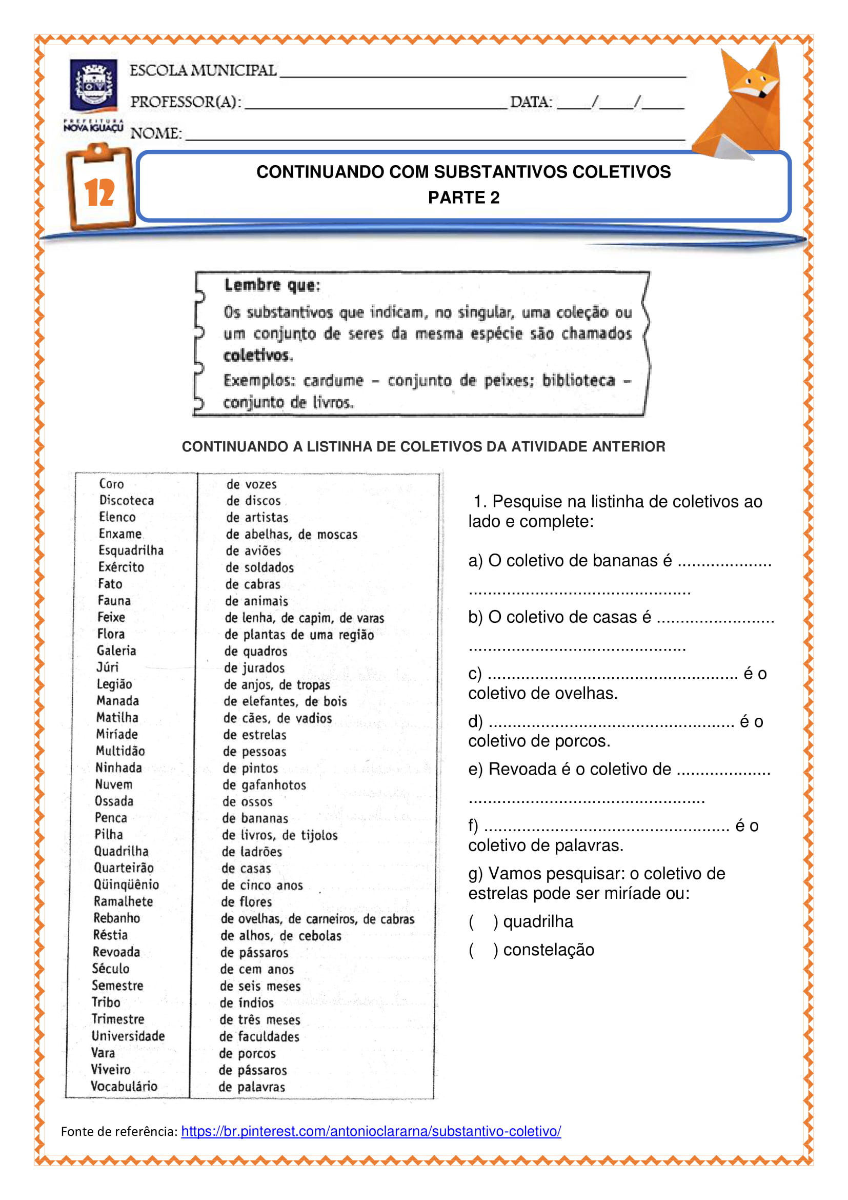 Caderno de Ativ. Complementares do 4º Ano Vol.4 14