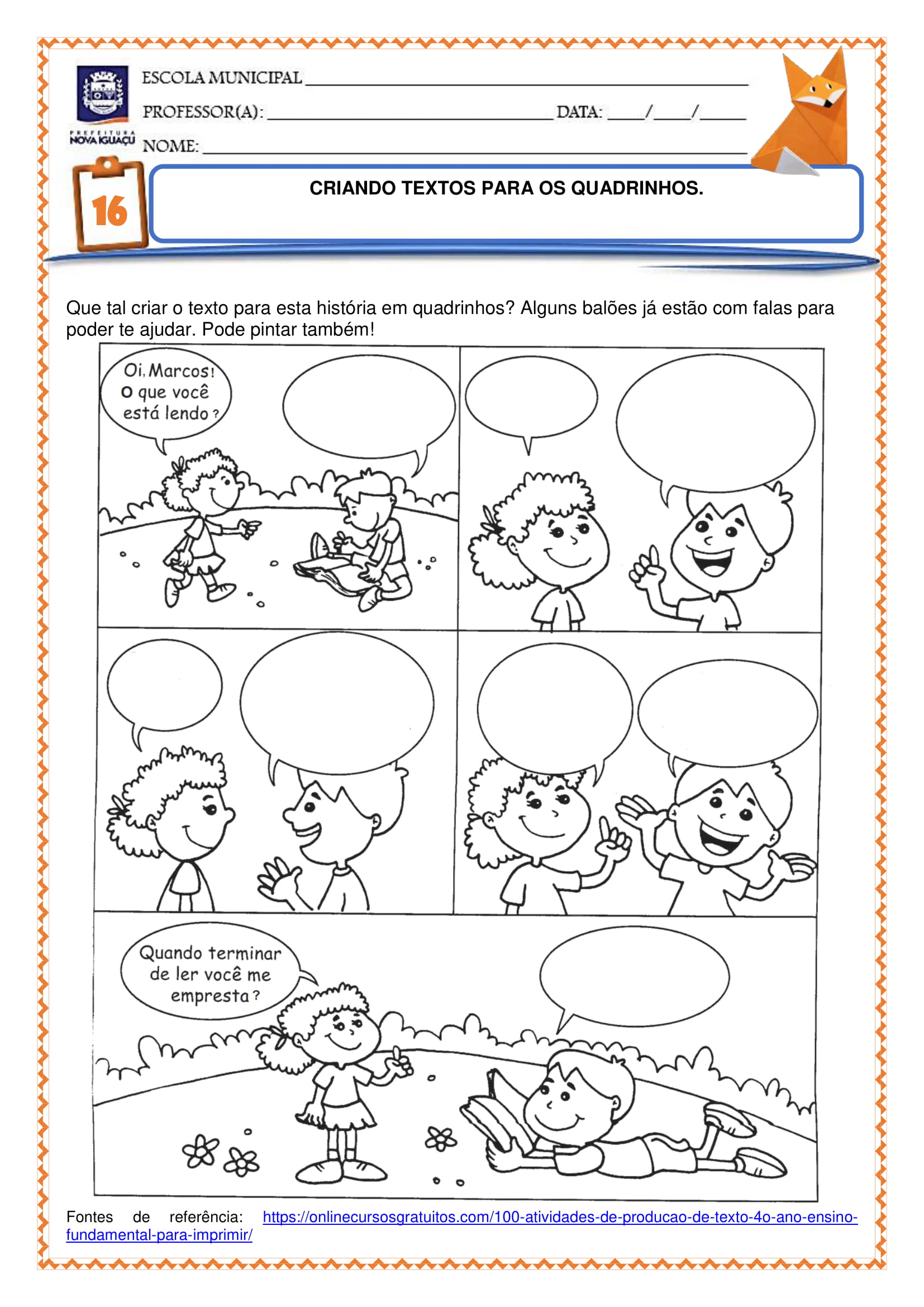 Caderno de Ativ. Complementares do 4º Ano Vol.4 18