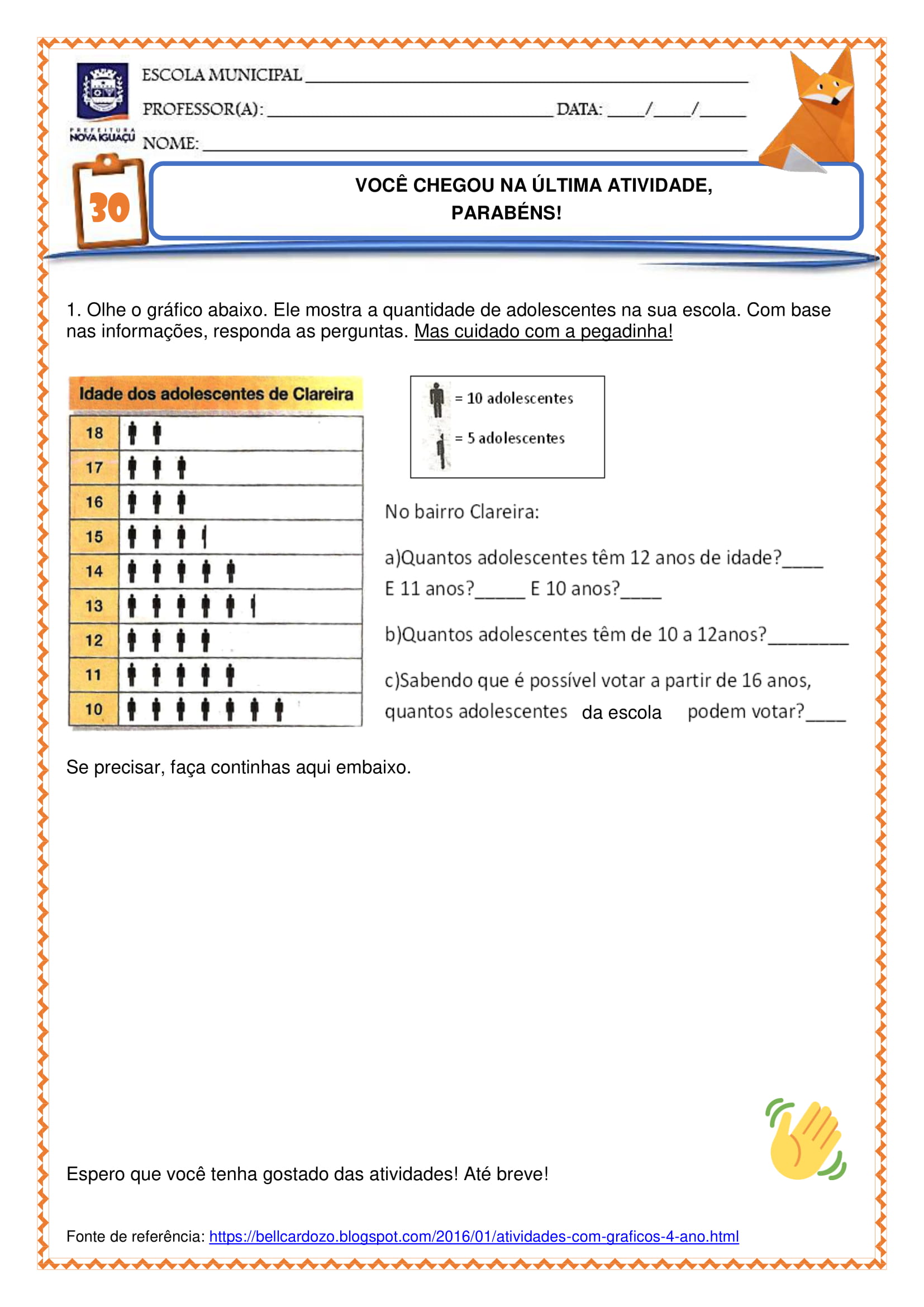 Caderno de Ativ. Complementares do 4º Ano Vol.4 32
