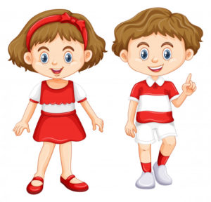 menino menina desgastar camisa com vermelho branco listrado 1308 20643