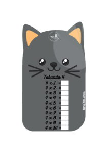 Calendario e tabuada gatinhos 16