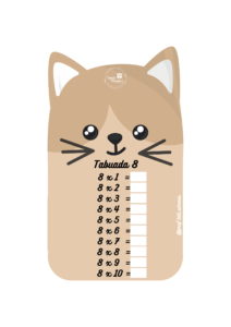 Calendario e tabuada gatinhos 20