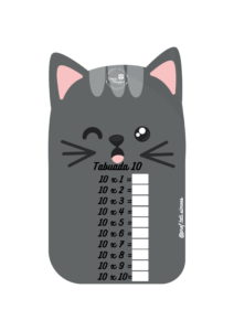Calendario e tabuada gatinhos 22