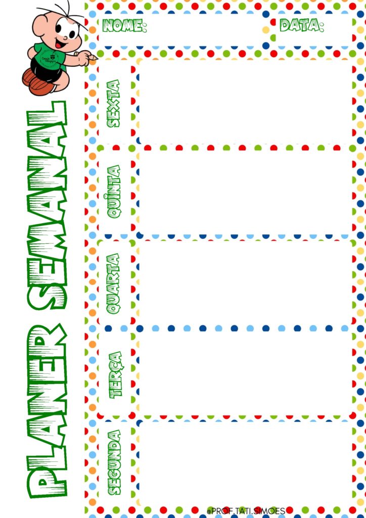 planner semanal escolar 2021 turma da monica 04