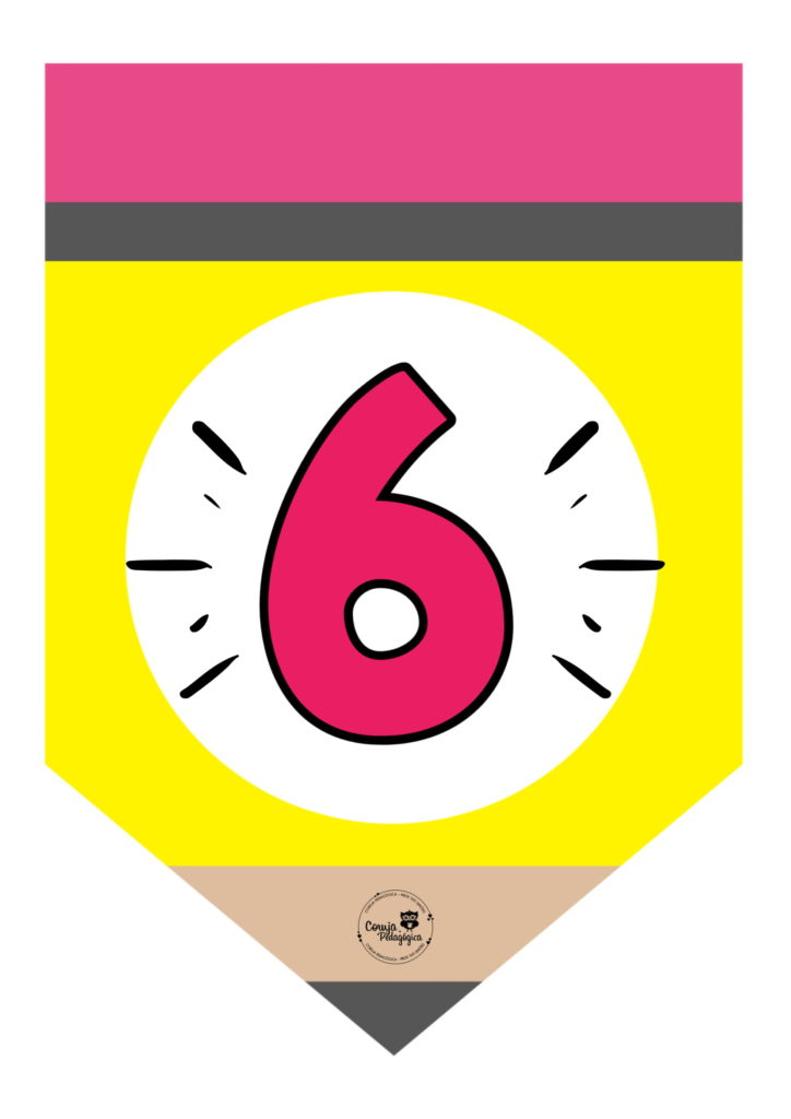 bandeirolas de numeros 07