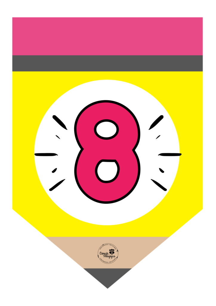 bandeirolas de numeros 09