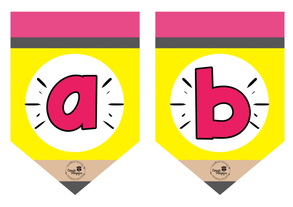 baner alfabeto lapis maiuscula e minuscula 01