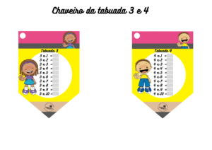 chaveiro da tabuada 2 tamanhos com 2 capas 02