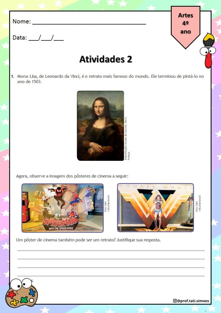 4º ano Artes aula 2 com gabarito 4anoartesaula2comgabaritocorujapedagogica1