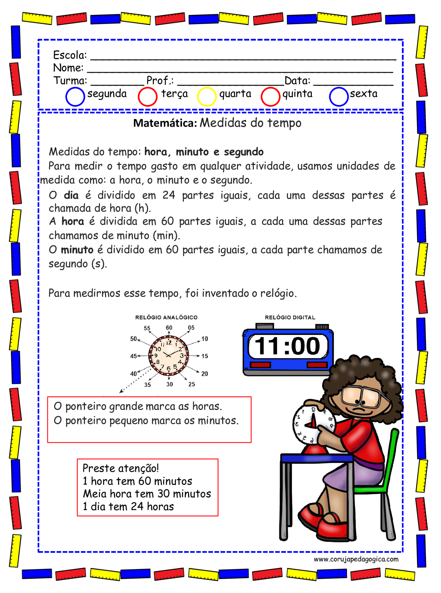 Atividades De Medida De Tempo Coruja Pedag gica atividades-de-medida-de-tempo-coruja-pedag-gica