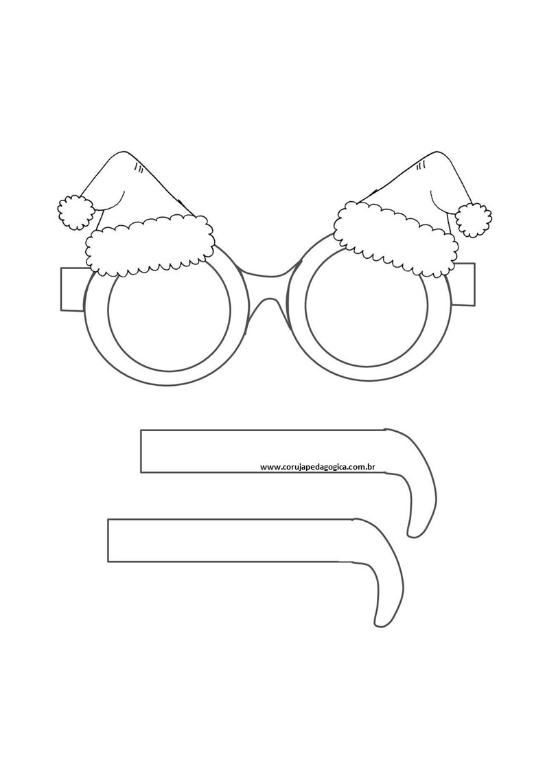 15 óculos decorativos de natal coruja pedagógica 15 oculos decorativos de natal coruja pedagogica4