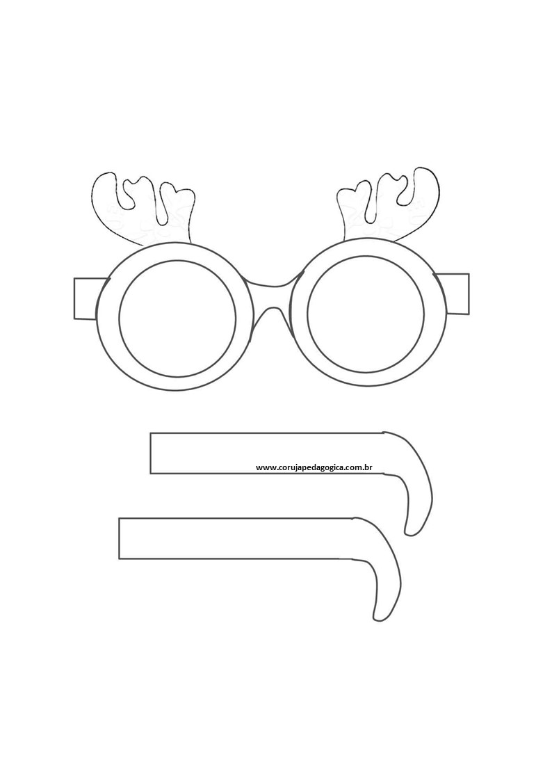 15 óculos decorativos de natal coruja pedagógica 15 oculos decorativos de natal coruja pedagogica6