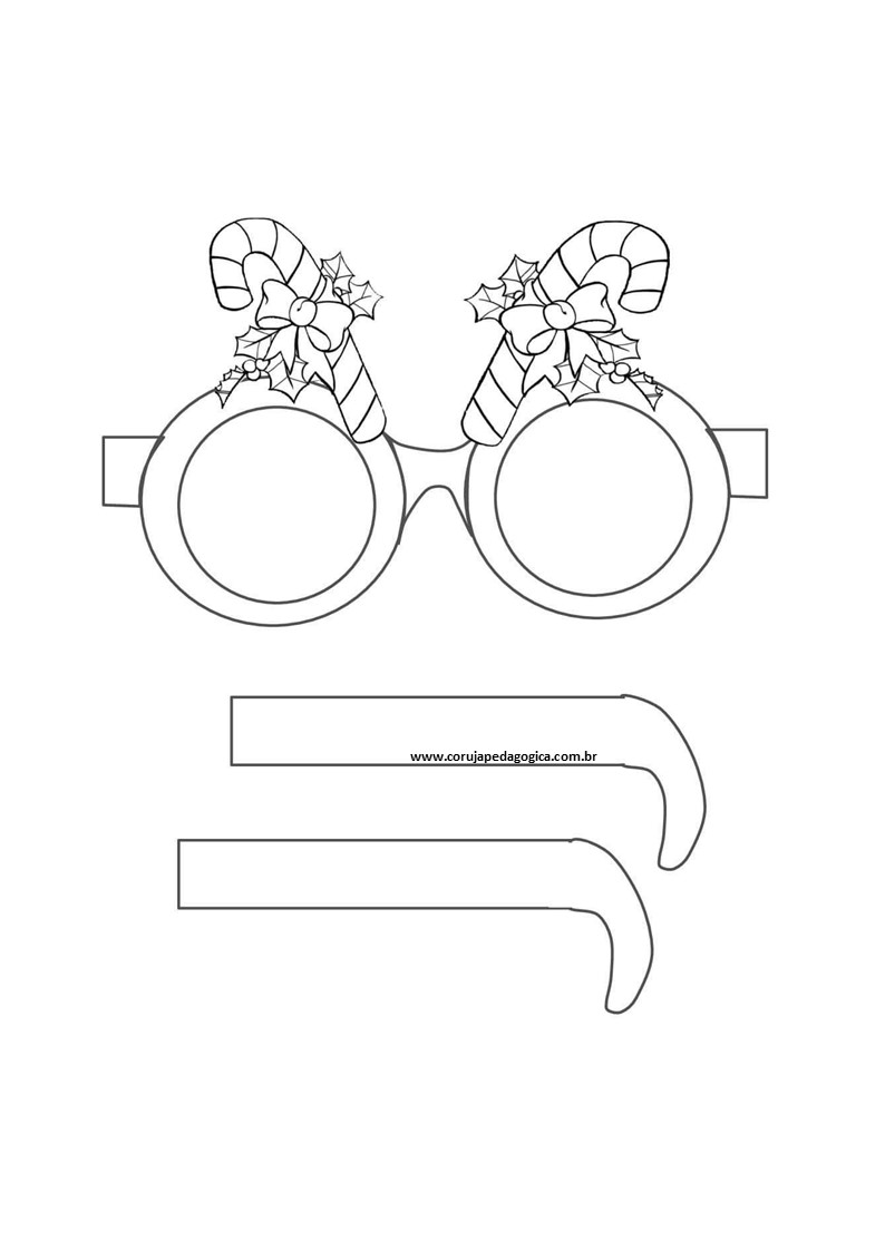 15 óculos decorativos de natal coruja pedagógica 15 oculos decorativos de natal coruja pedagogica9