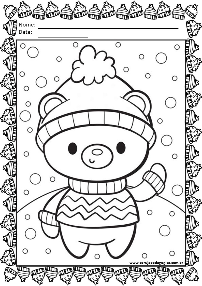 27 Imagens de Natal para colorir 27 Imagens de Natal para colorir coruja pedagogica 10