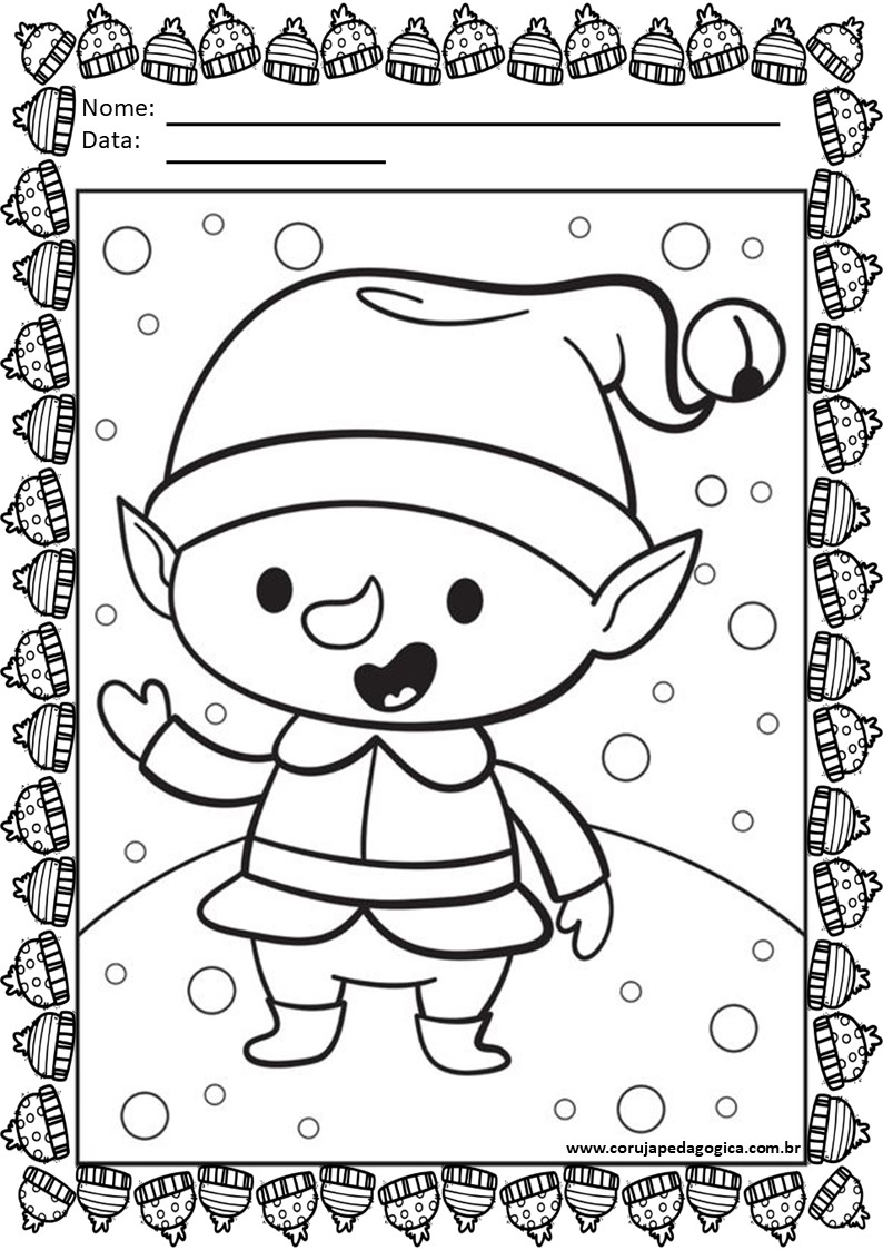 27 Imagens de Natal para colorir 27 Imagens de Natal para colorir coruja pedagogica 11