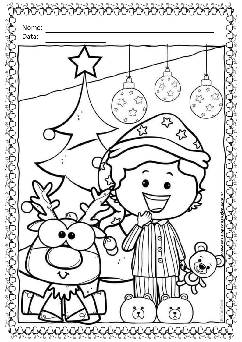 27 Imagens de Natal para colorir 27 Imagens de Natal para colorir coruja pedagogica 13