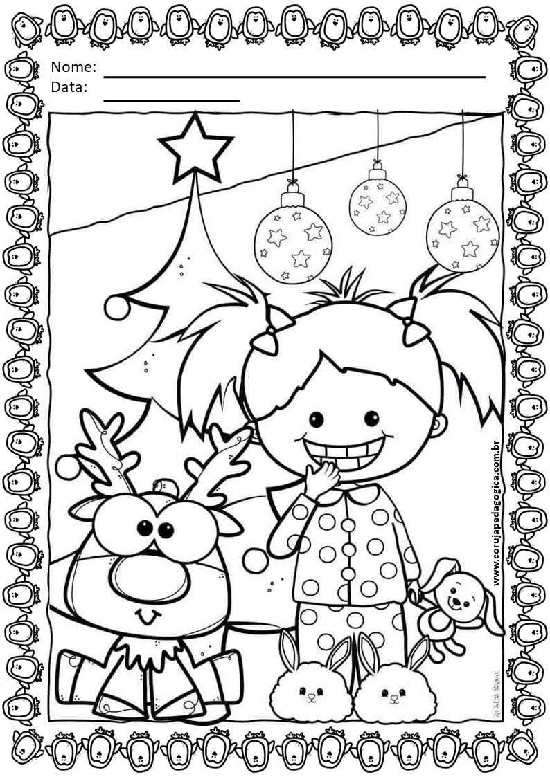 27 Imagens de Natal para colorir 27 Imagens de Natal para colorir coruja pedagogica 14