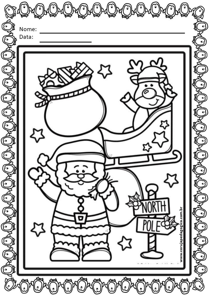 27 Imagens de Natal para colorir 27 Imagens de Natal para colorir coruja pedagogica 16