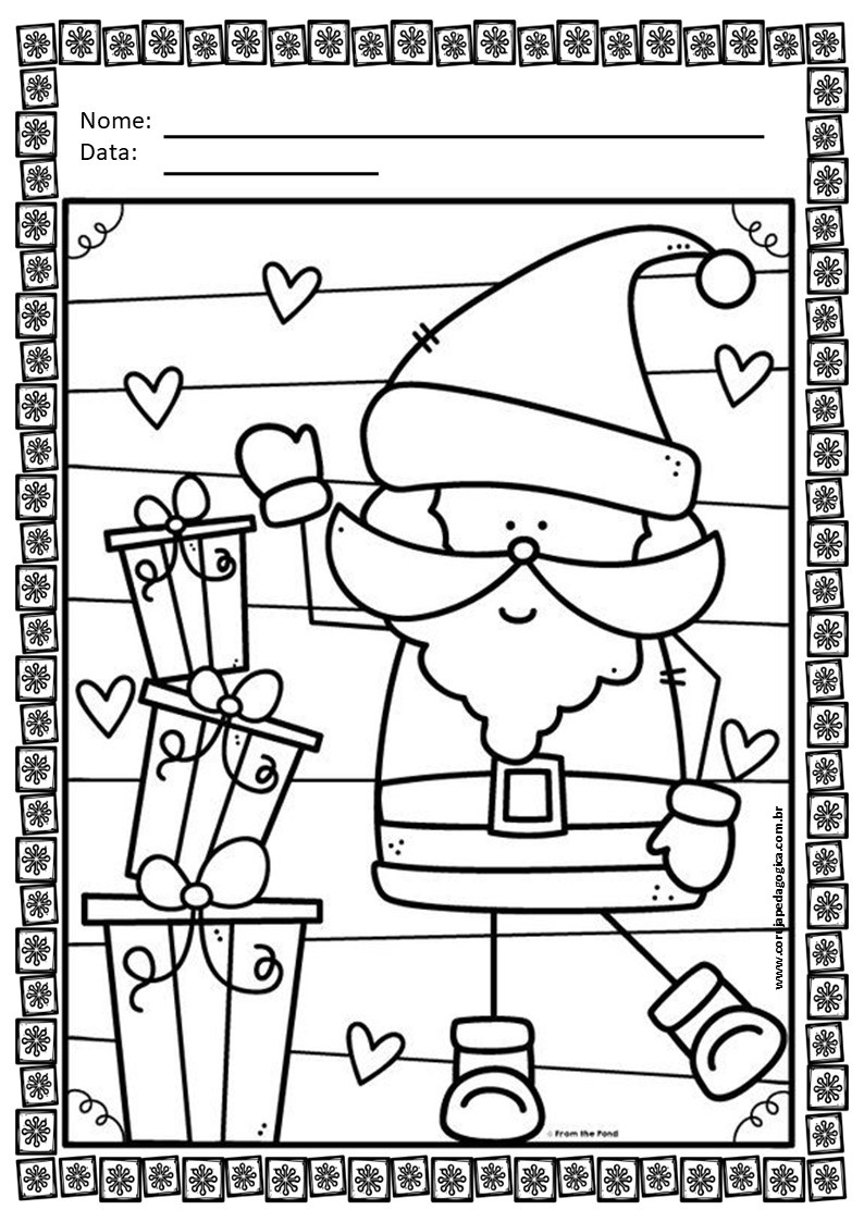 27 Imagens de Natal para colorir 27 Imagens de Natal para colorir coruja pedagogica 19