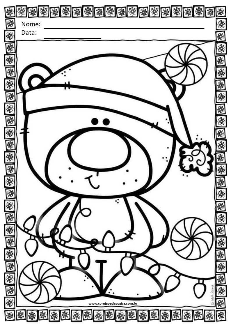 27 Imagens de Natal para colorir 27 Imagens de Natal para colorir coruja pedagogica 20