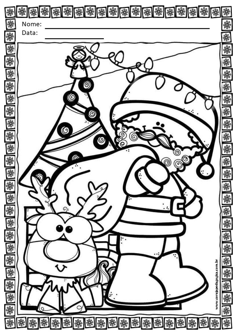 27 Imagens de Natal para colorir 27 Imagens de Natal para colorir coruja pedagogica 22