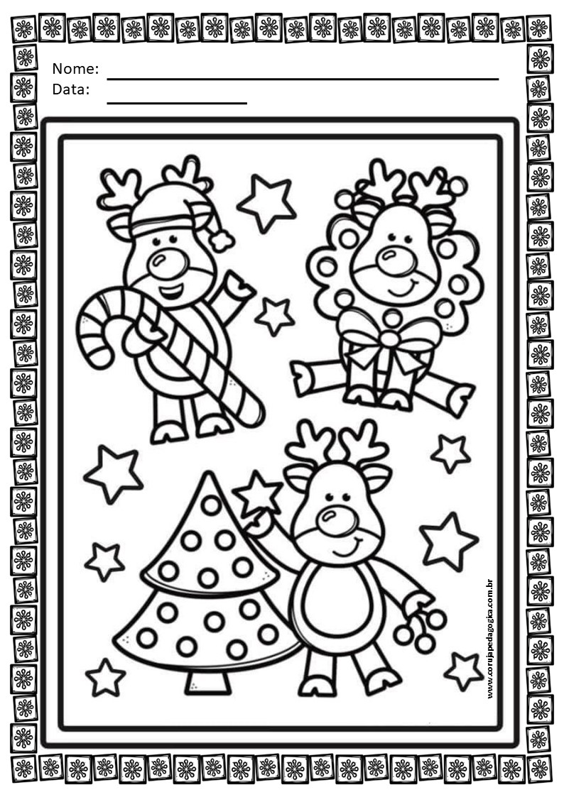 27 Imagens de Natal para colorir 27 Imagens de Natal para colorir coruja pedagogica 23
