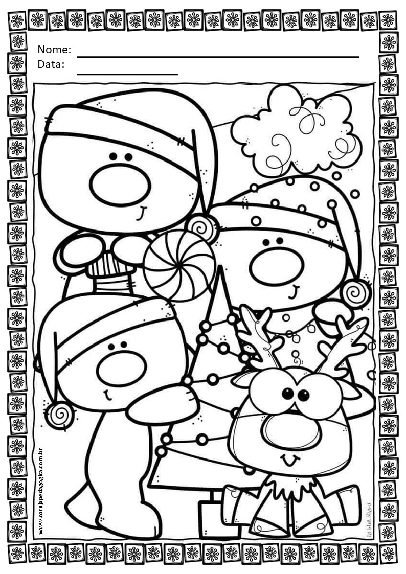 27 Imagens de Natal para colorir 27 Imagens de Natal para colorir coruja pedagogica 27