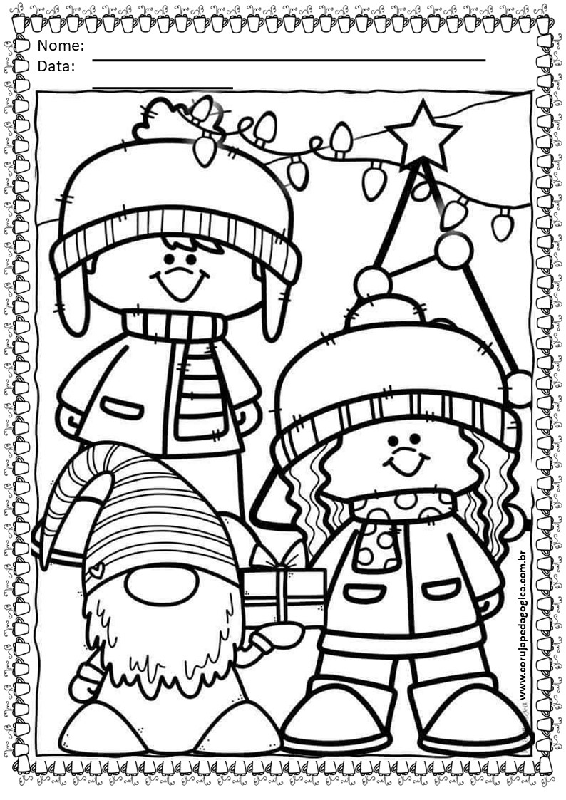 27 Imagens de Natal para colorir 27 Imagens de Natal para colorir coruja pedagogica 3