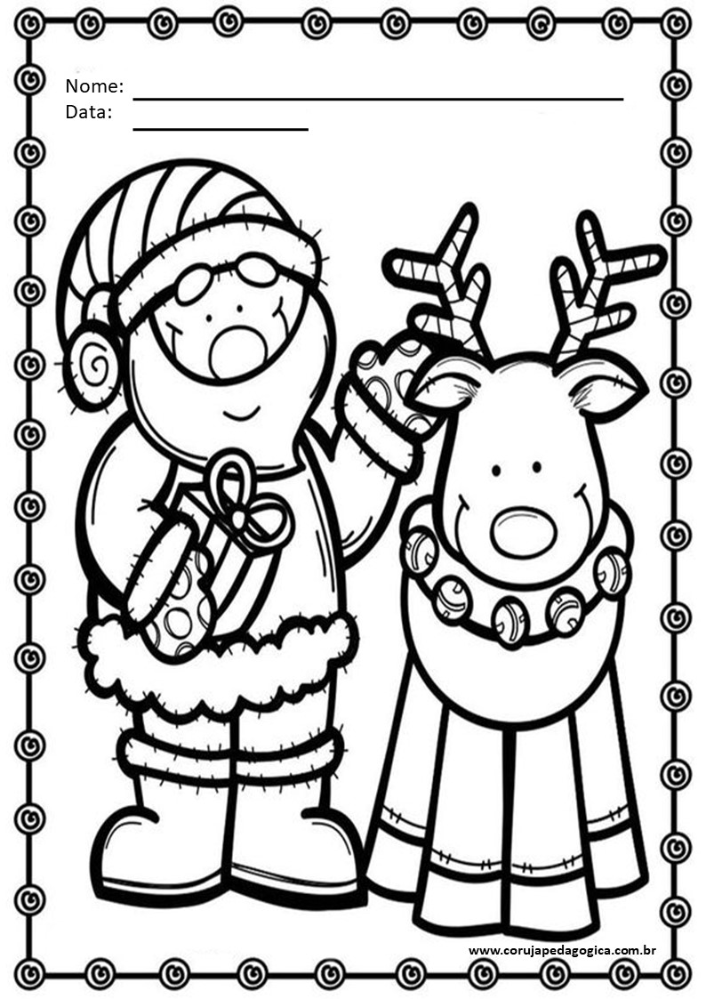 27 Imagens de Natal para colorir 27 Imagens de Natal para colorir coruja pedagogica 6