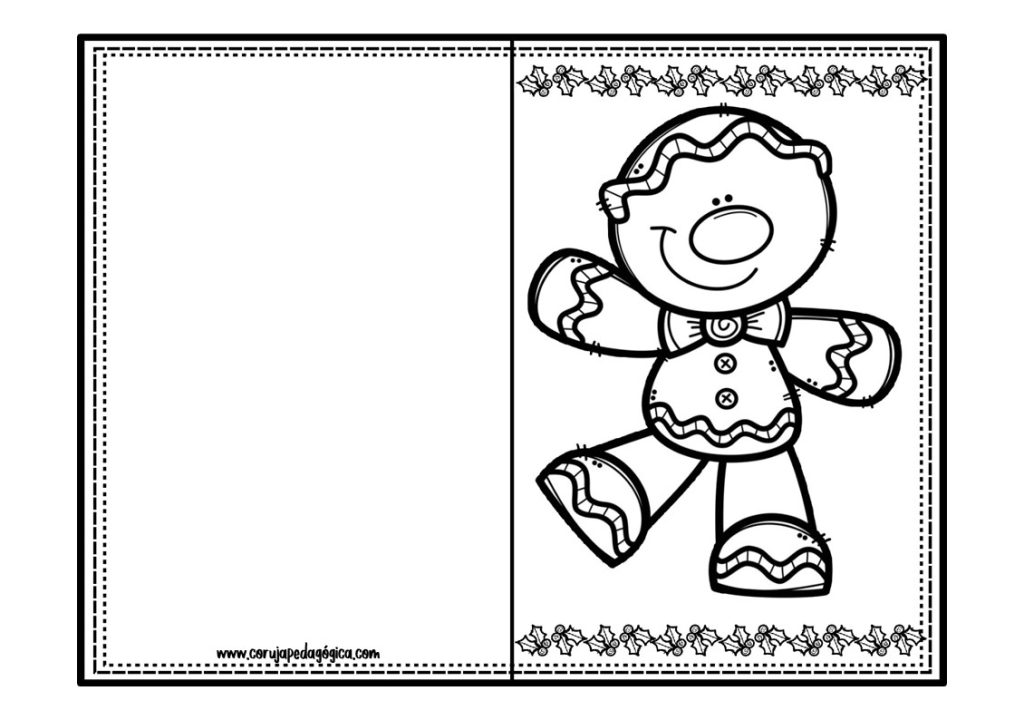 Cartoes de natal para colorir Coruja Pedagogica3