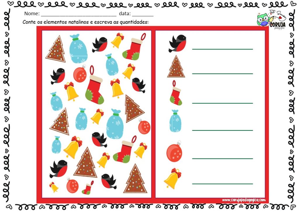 Caderno de atencao e estimulacao cognitiva atividades de natal12