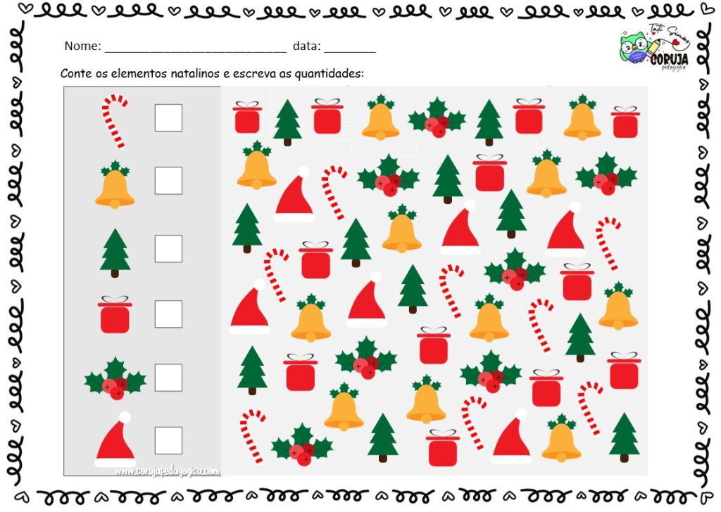 Caderno de atencao e estimulacao cognitiva atividades de natal18