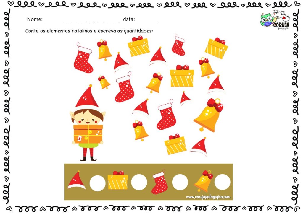 Caderno de atencao e estimulacao cognitiva atividades de natal19