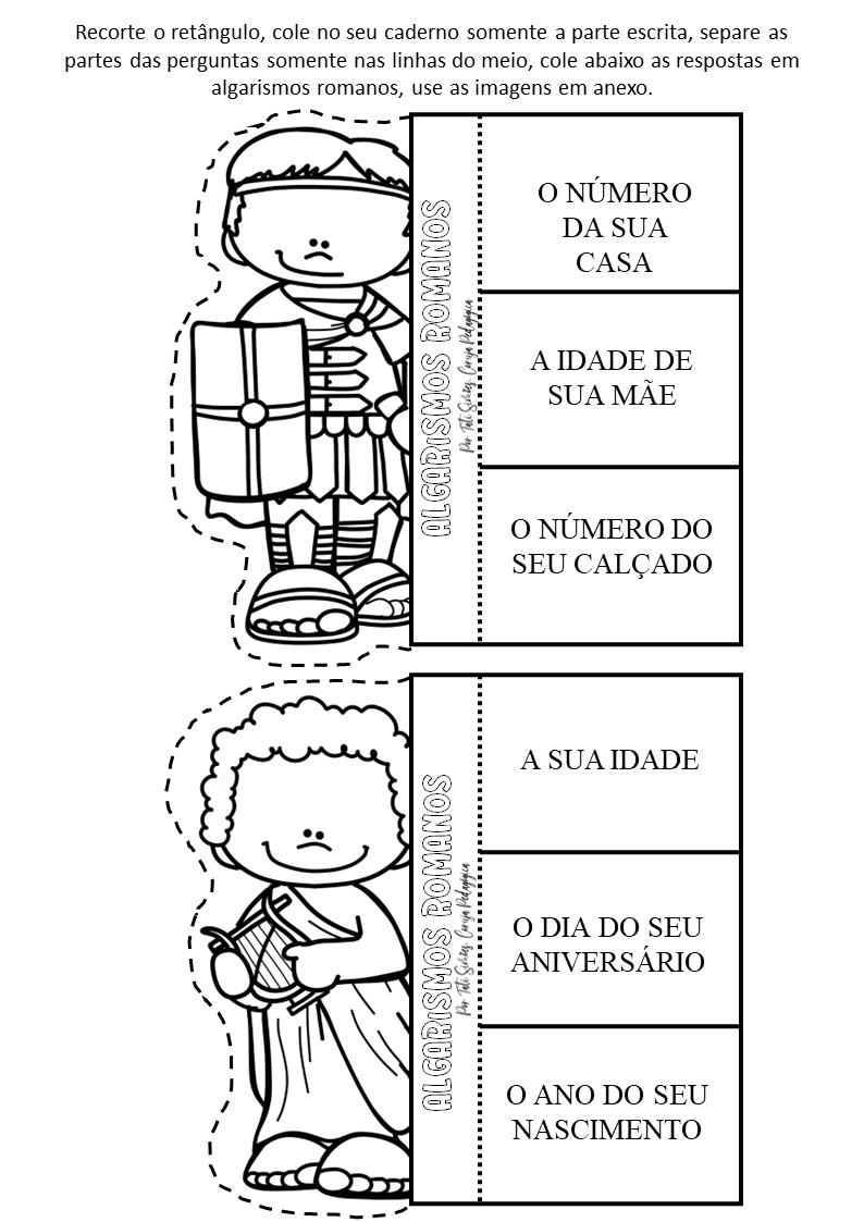 Atividade interativa parte 2 Algarismos romanos Atividade interativa parte 2 Algarismos romanos