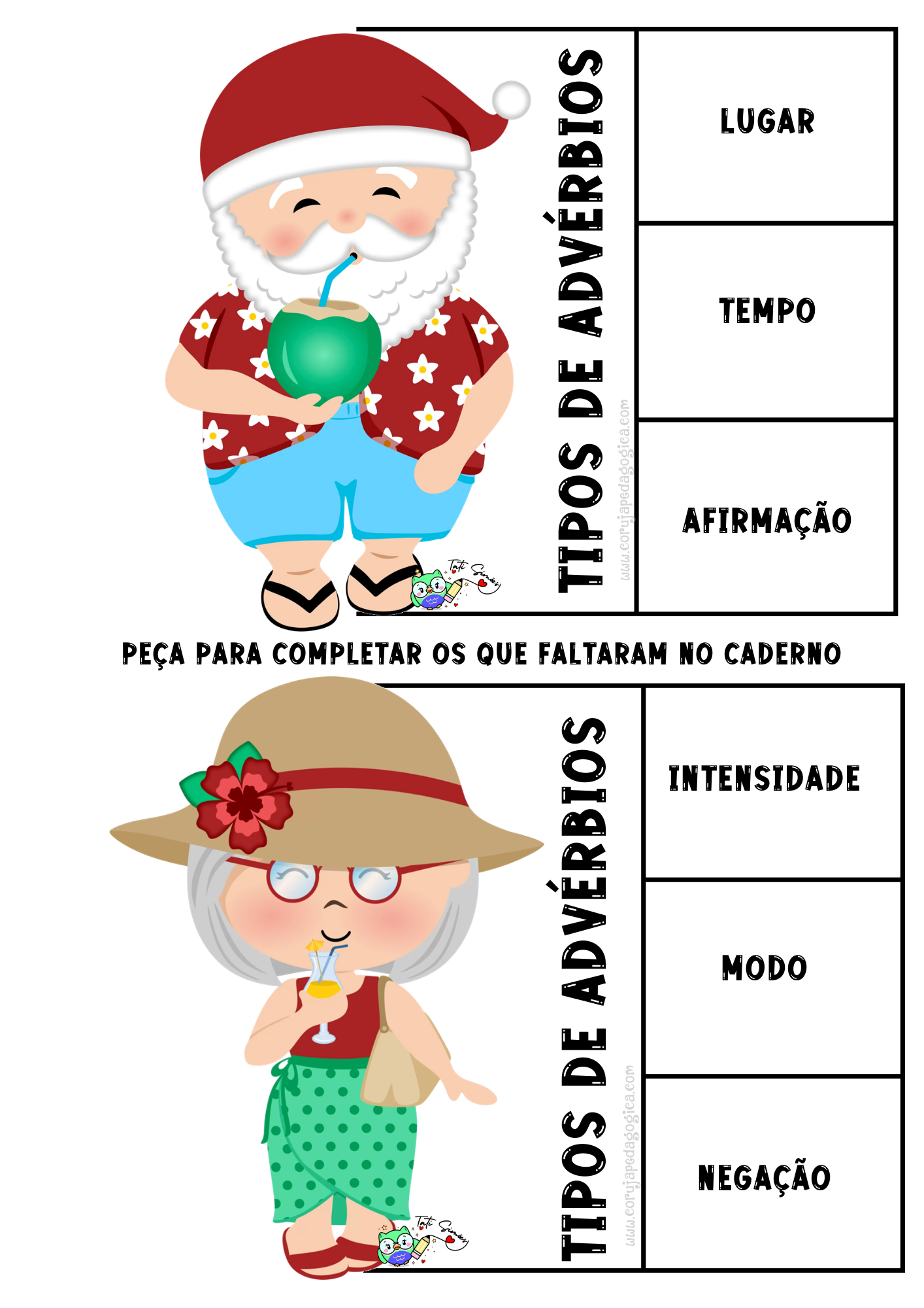 Atividade interativa Advébios - tema Natal Atividade interativa Advérbios tema Natal