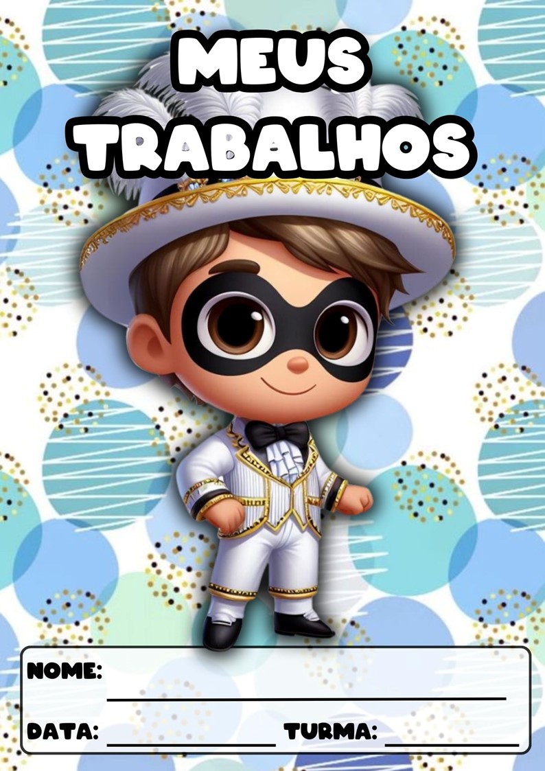 CAPAS PARA ATIVIDADES TEMA CARNAVAL CAPAS PARA ATIVIDADES DE CARNAVAL