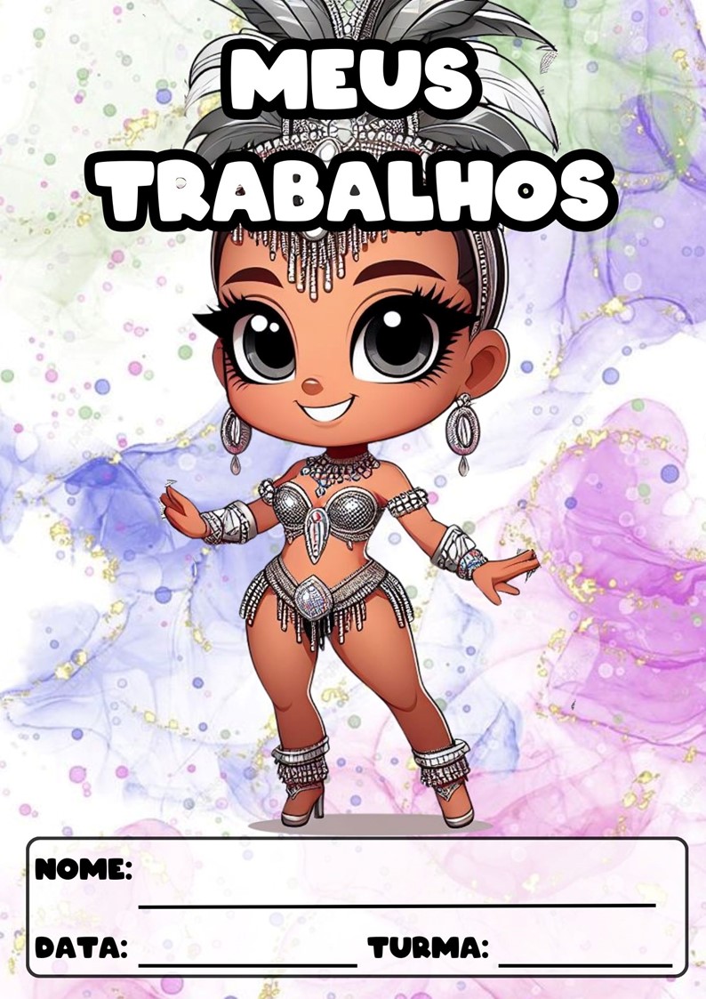 CAPAS PARA ATIVIDADES TEMA CARNAVAL CAPAS PARA ATIVIDADES DE CARNAVAL