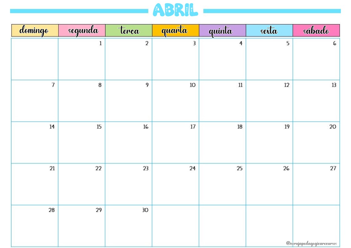 Calendário e Planner animais e crianças Calendário e Planner animais e crianças @corujapedagogicarecursos