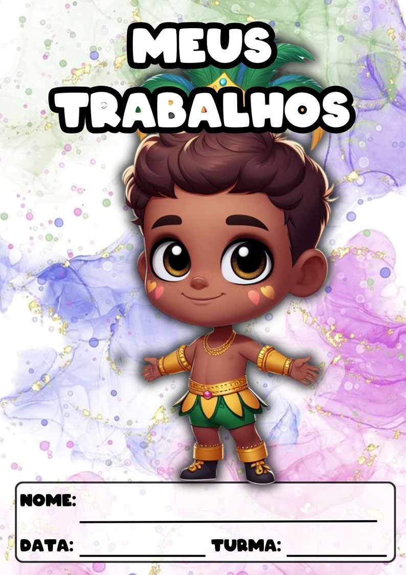CAPAS PARA ATIVIDADES TEMA CARNAVAL CAPAS PARA ATIVIDADES DE CARNAVAL