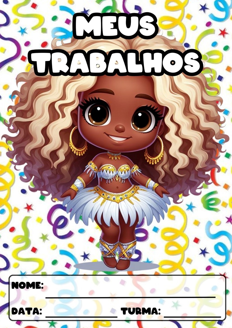 CAPAS PARA ATIVIDADES TEMA CARNAVAL CAPAS PARA ATIVIDADES DE CARNAVAL