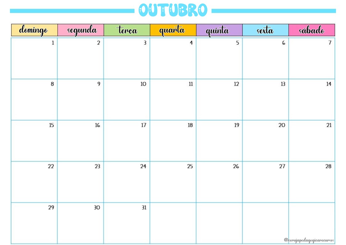 Calendário e Planner animais e crianças Calendário e Planner animais e crianças @corujapedagogicarecursos