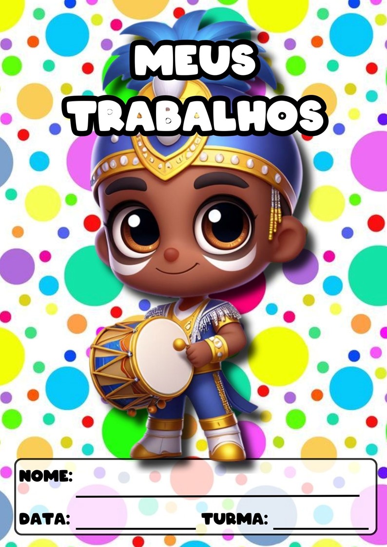 CAPAS PARA ATIVIDADES TEMA CARNAVAL CAPAS PARA ATIVIDADES DE CARNAVAL