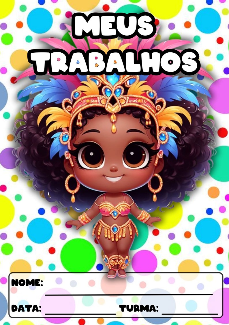 CAPAS PARA ATIVIDADES TEMA CARNAVAL CAPAS PARA ATIVIDADES DE CARNAVAL